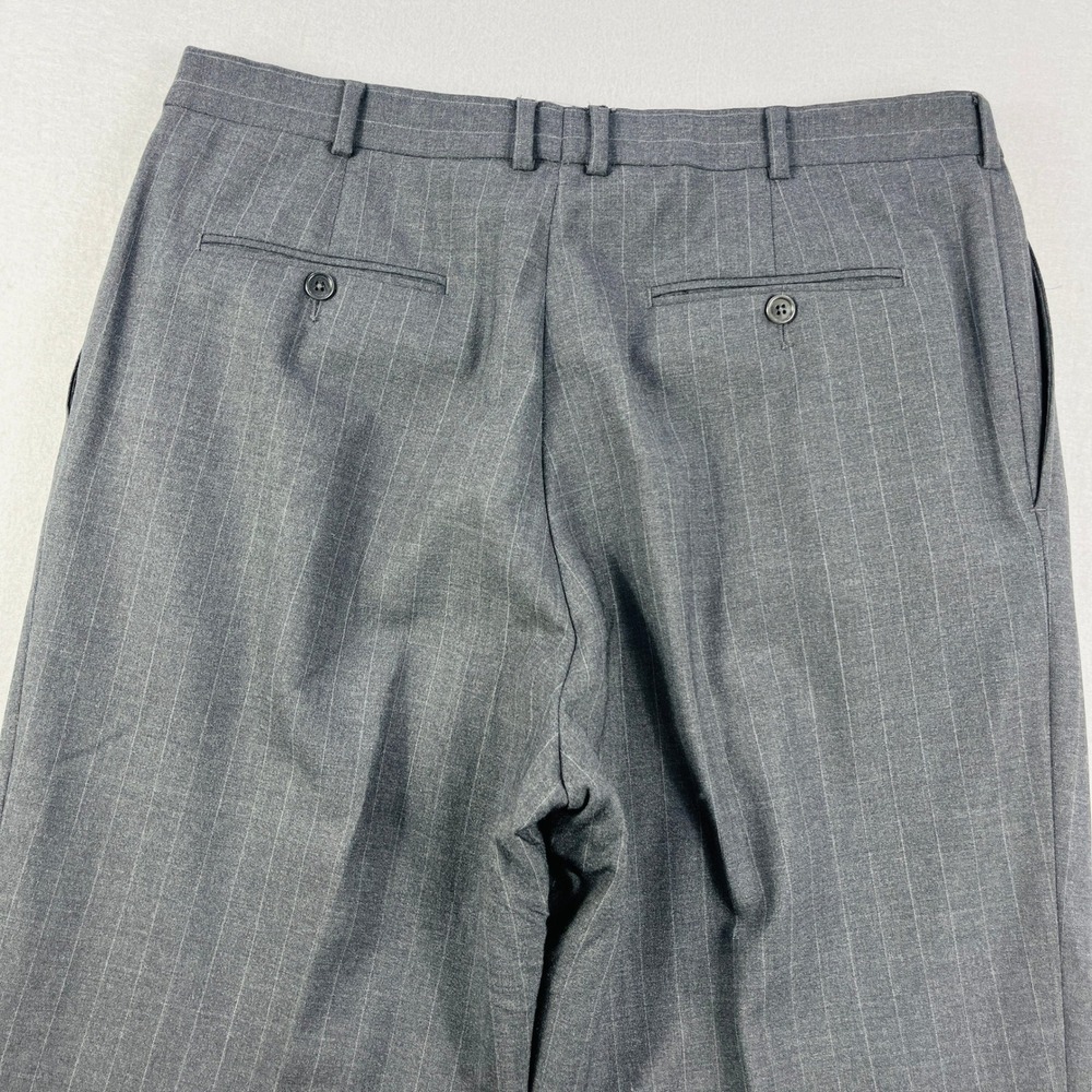 Brooks Brothers 346 Mens Suit 41R Grey Pinstripe Wool Stretch Blazer Pants Set - Picture 10 of 11
